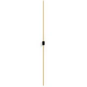 LED linearna svetilka Lanar Center Hold 80 cm, zlato-črna, stropna stenska svetilka