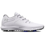 Under Armour Womens UA Charged Breathe 2 Golf Shoes White/Metallic Silver 36