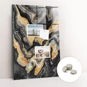 tulup.si Magnetna tabla za zid Abstraktni madeži 60x90 cm