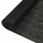 Zaščitna mreža črna 1,5x25 m HDPE 150 g/m2