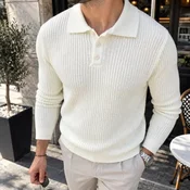 Muški beli džemper Knitway