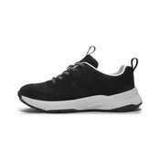 Timberland unisex za otroke. TB0A6FEBEK91 Motion Access nizke usnjene športne copate z vezalkami črne barve (37), Črna, Ravna