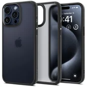 Spigen Ultra Hybrid etui za iPhone 15 Pro Max, prozoren in črn
