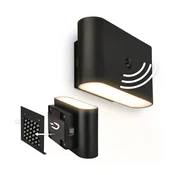 Briloner 3878015 - LED punjivo zidno svetlo sa senzorom CHAT LED/3W/5V 2000 mAh crna