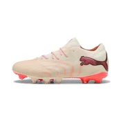 PUMA FUTURE 9 FUSION FG/AG Football Boots Unisex, Shoes, Sugared Almond/White/Ultra Red, 48