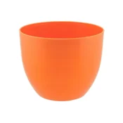 Cvetlični lonec za orhideje ORANŽEN sijajni 20 cm