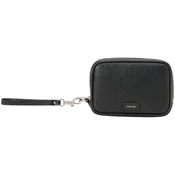 Calvin Klein Jeans EMBOSSED WOVEN ZIP POUCH LV04D1111G Črna