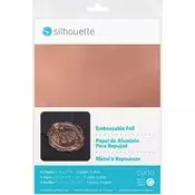 Silhouette Embossable Foil - 12,7 cm x 17,8 cm - 1 set.