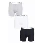 shumee Calvin Klein paket 3 boksaric, bele, črne, sive, dolge, velikost S