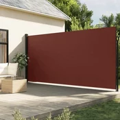 Vidaxl vidaXL Zložljiva stranska tenda rjava 220x600 cm
