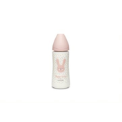 Suavinex - Steklenička za hranjenje hyyge baby Pink, 360ml