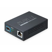 Planet XT-715A 10GBASE-T to 10GBASE-X SFP+ Media Converter (Copper port supports 2.5G/5G/10Gbps data rate)