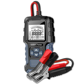 shumee Qoltec digitalni tester akumulatorjev z LCD zaslonom | 12 V | 24 V | 3 Ah–250 Ah
