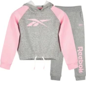 REEBOK komplet trenerka za devojcice krop top
