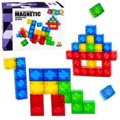 Magnetni gradbeni blokčki Kocke Barvne 3D Kocke 160 kosov.