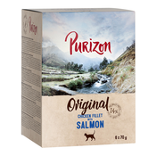 Purizon Adult 12 x 70 g - bez žitarica - Pileći file s lososom