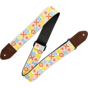 Levys Mid Century Modern Series Tekstilni kitarski pas Retro Flower