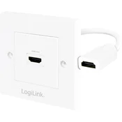 LOGILINK LogiLink AH0014 HDMI adapter [1x ženski konektor HDMI - 1x ženski konektor HDMI] bela, (20429844)