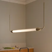 UMAGE viseča svetilka LEMON SQUEEZE LINEAR, medenina 138 cm GU10 - Dnevna soba/jedilnica - Dizajn - Kovina