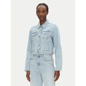 Patrizia Pepe Jeans jakna 8O0170/D1WZB-CA49 Modra Regular Fit