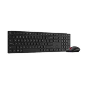 Brezžična tipkovnica in miška Lenovo Multi-Mode Pro Combo 6000, litovska, črna