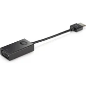 Adapter HP HDMI na VGA, VGA (D-Sub) na HDMI Tip A (Standardni), črn