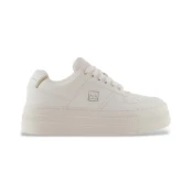 Armani Exchange za ženske. XW001631AF17351MZ128 Nizke superge bele barve (35), Bela, 3 do 5 cm, Čipke, Priložnostno
