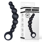 ANALNE KROGLICE NMC Arse Silicone Beads Black 18,5 cm