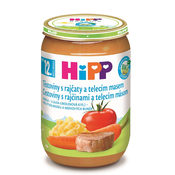 HiPP BIO tjestenina s rajcicom i teletinom od 12 mjeseci, 220 g