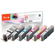 Peach PI100-313 spremnik s tintom Foto crna, Foto modra, Foto siva, Foto purpurna, Žuta za fotografije