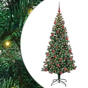Umjetno predsvijetljeno božicno drvce Zelena 180 cm PVC i metal