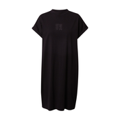 Womens T-shirt with print on the sleeves black/black