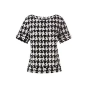heine Bluza črna/bela