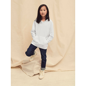 White childrens hoodie Fruit of the Loom