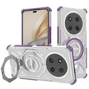 Hibridni ovitek Carbon Shield Pro za Honor Magic7 Lite/X9c - purple transparent