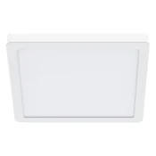 Moderna kvadratna stropna svetilka 22 cm bela LED 18 W spremenljiva barva EVORA Milagro