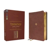 NKJV, Thompson Chain-Reference Bible, Large Print, Leathersoft, Brown, Red Letter, Comfort Print