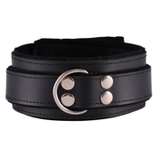 Dominate Me Leather Collar D32 Black-Black