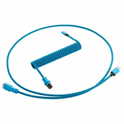 CableMod Pro Coiled Keyboard Cable USB-C zu USB Typ A, Spectrum Blue - 150cm CM-PKCA-CLBALB-KLB150KLB-R