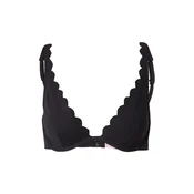 Hunkemöller Bikini zgornji del Scallop črna