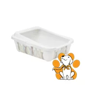 Moderna Hercules Tray + Rim Maasai 50cm, Toalet Za Macke, Beli