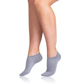 Bellinda BAMBOO AIR LADIES IN-SHOE SOCKS - Womens Short Bamboo Socks - Grey