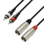 ADAM HALL K3TMC0100 TWIN CABLE XLR-RCA 1m avdio kabel