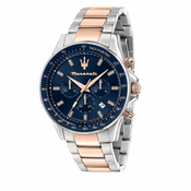 Ročna ura Maserati Sfida R8873640022 Silver/Gold