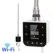 Wifi grelnik za sušilnik brisač z digitalnim termostatom 800W bela