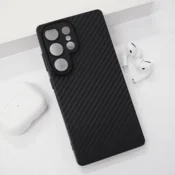 Maska za telefon Carbon fiber za Samsung S25 Ultra/ S938B, Crna