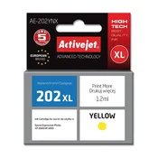 Activejet AE-202YNX nadomestna rumena kartuša za Epson 202XL, 12 ml