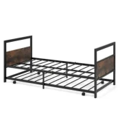 Krevet samac od metala sa pomocnim krevetom 200x90cm ( 1678 )