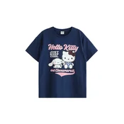 Lindex Majica Hello Kitty mornarska / roza / temno rdeča / bela