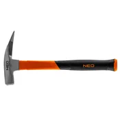 slomart NEO TOOLS Kovani zidarski kladivo, 600 g, ročaj iz steklenih vlaken